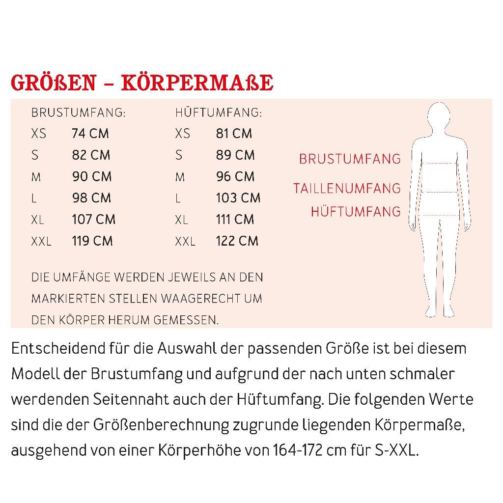 Papierschnittmuster Sweater Frau Betti XS-XXL